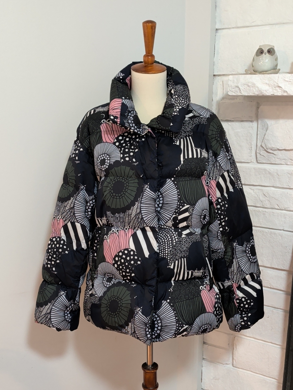 Uniqlo Marimekko Puffer Jacket with Floral Print